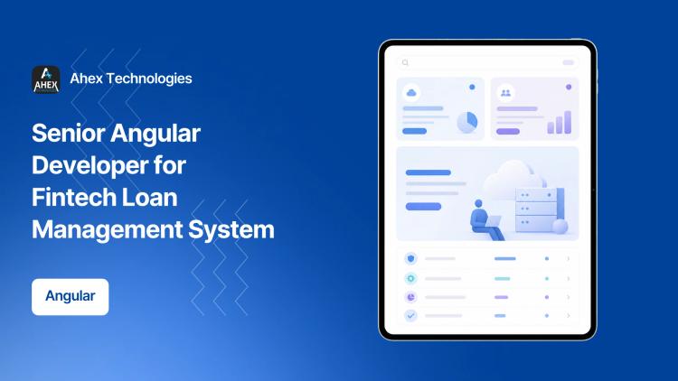 Senior Angular Developer for Fintech Loan Management System image