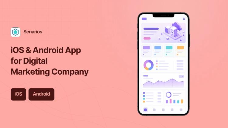 iOS and Android Mobile App for Web Development & Digital Marketing Company image