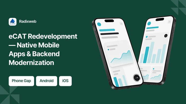 Preview of the eCAT Redevelopment — Native Mobile Apps & Backend Modernization