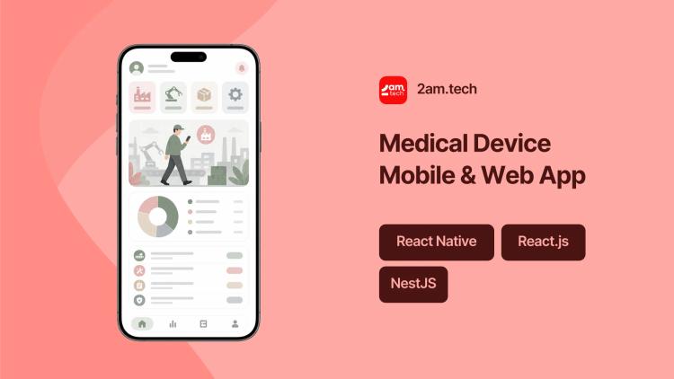 Preview of the Mobile & Web Provisioning App for Medical Device Manufacturer