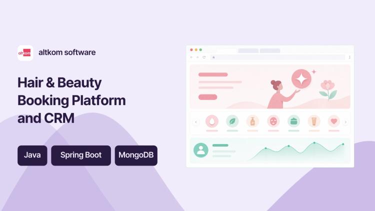 Preview of the Beauty Service Booking and CRM Platform Development