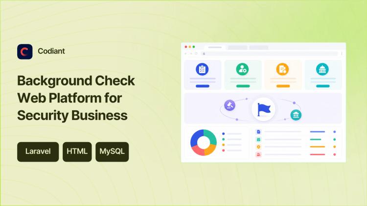 Preview of the Background Check Web Platform for Security Business
