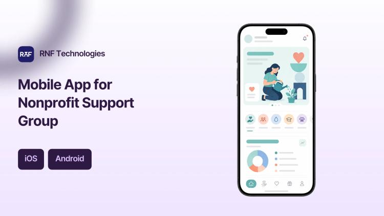 Preview of the Mobile App for Nonprofit Support Group