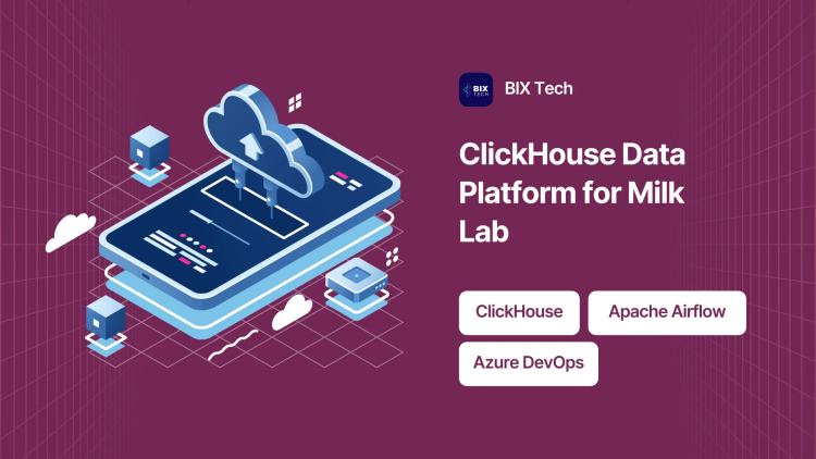 Preview of the ClickHouse Analytics Platform for Milk Analysis Laboratory