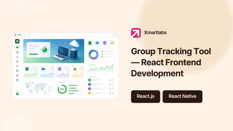Preview of the Group Tracking Tool — React Frontend Development