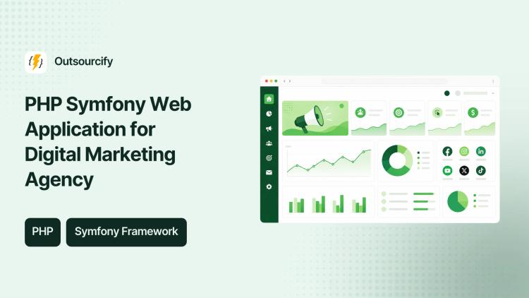 Preview of the PHP Symfony Web Application for Digital Marketing Agency