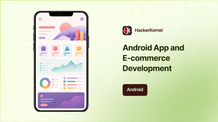 Preview of the Android Mobile App & E-commerce Development for an IT Company