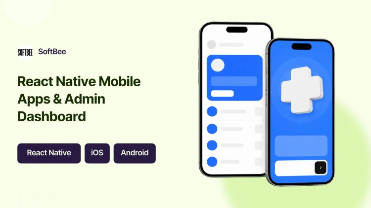 Preview of the Mobile App Frontend & Admin Panel for Software Development Company
