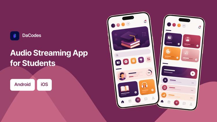 Preview of the Audio Streaming Mobile App for English-Language School