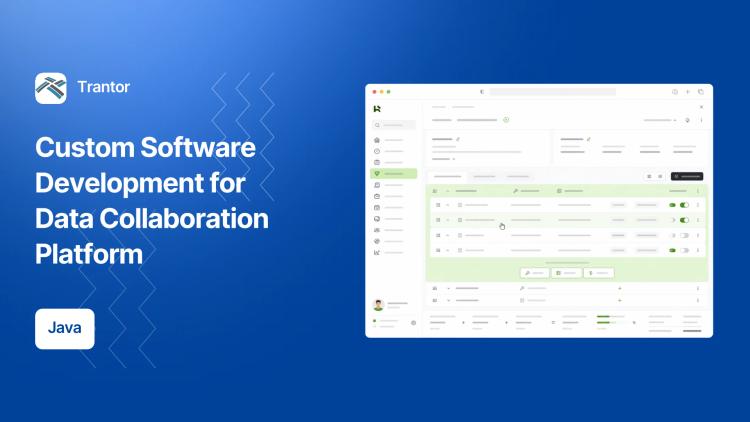 Custom Software Development for Data Collaboration Platform image