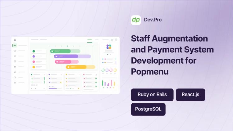 Preview of the Staff Augmentation and Payment System Development for Popmenu