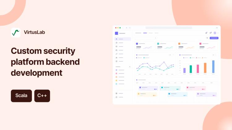 Custom security platform backend development image