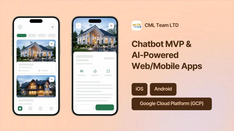 Preview of the AI Chatbot MVP and Web & Mobile Apps for Real Estate