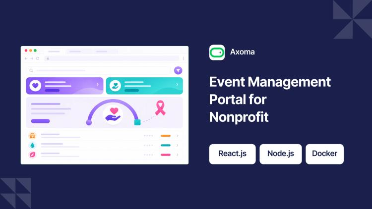 Preview of the Event Management Web App for Nonprofit