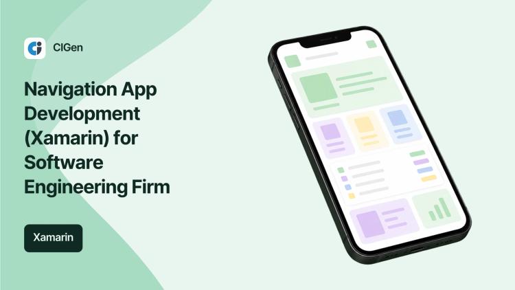 Preview of the Navigation App Development (Xamarin) for Software Engineering Firm