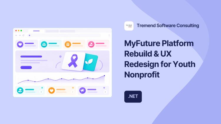 Preview of the MyFuture Platform Rebuild & UX Redesign for Youth Nonprofit