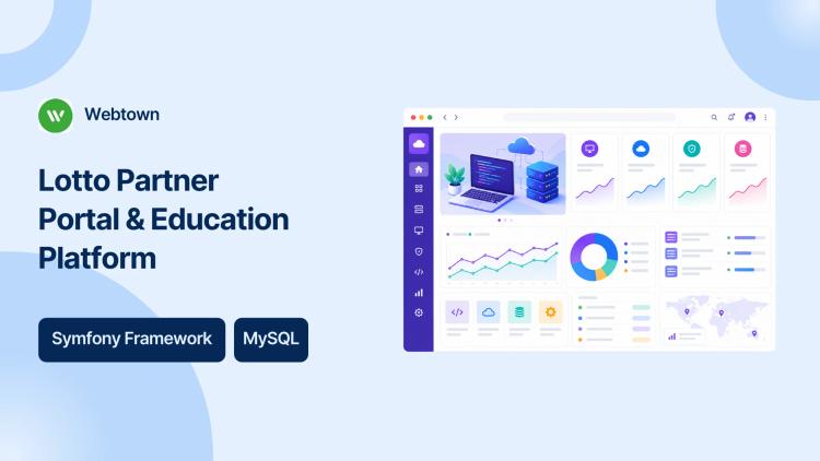 Preview of the Online Business Admin Portal for Lotto Partner Network