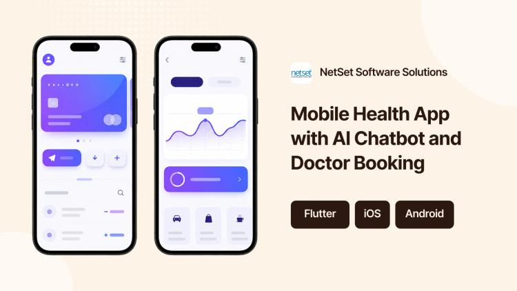Preview of the Mobile Health App with AI Chatbot and Doctor Booking