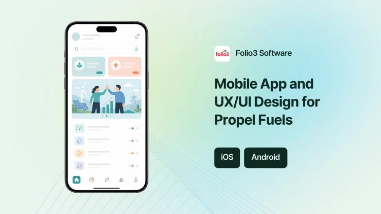 Preview of the Mobile App and UX/UI Design for Propel Fuels