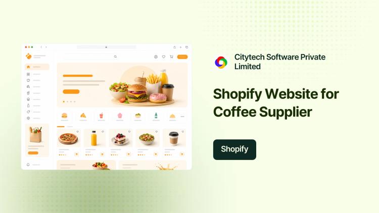 Preview of the Custom Website Design and Development for a Coffee Services Company