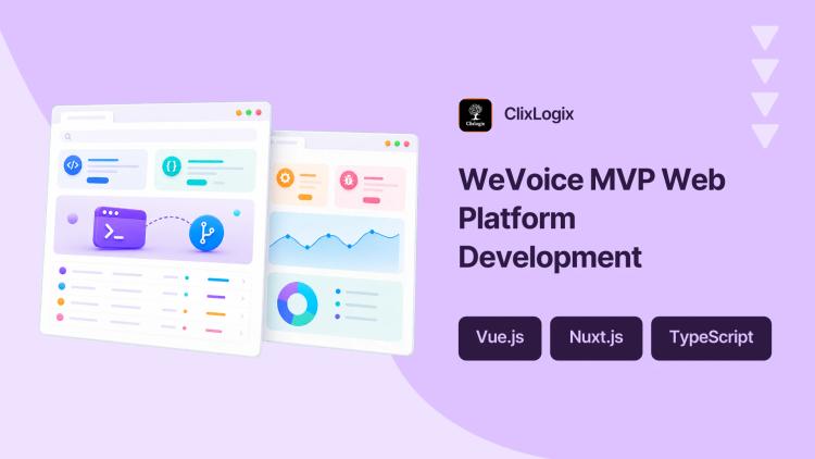 Preview of the WeVoice MVP Web Platform Development