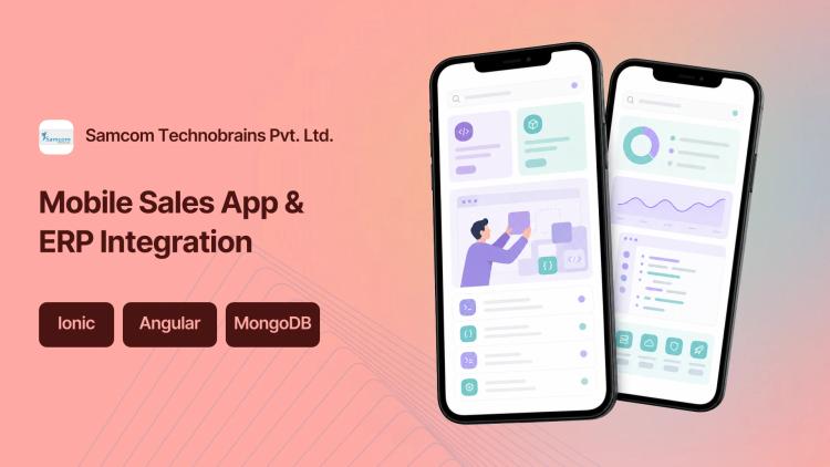 Preview of the Mobile Sales App with ERP Integration
