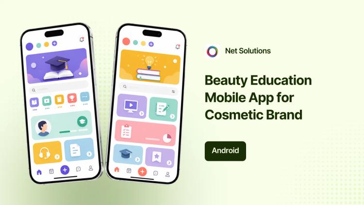 Preview of the Beauty Education Mobile App for Cosmetic Brand