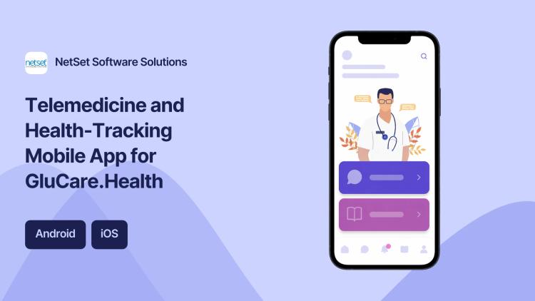 Preview of the Telemedicine and Health-Tracking Mobile App for GluCare.Health