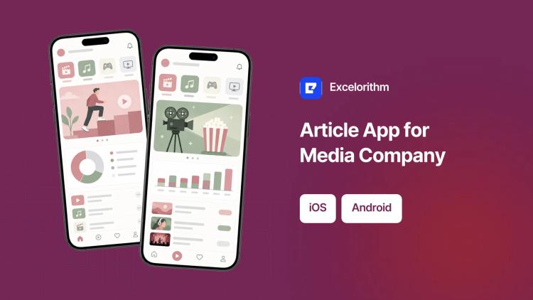 Preview of the Article-Based Mobile App & Web Interface for Media Company