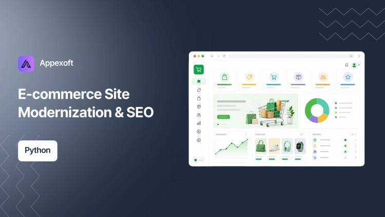 Preview of the E-commerce Website Modernization, CRM Integration & SEO