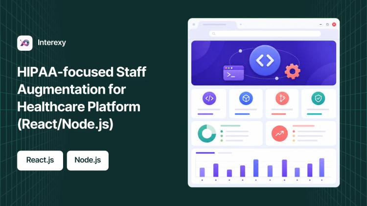 Preview of the HIPAA-focused Staff Augmentation for Healthcare Platform (React/Node.js)