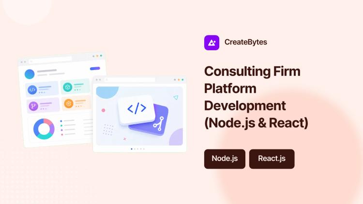 Preview of the Consulting Firm Platform Development (Node.js & React)