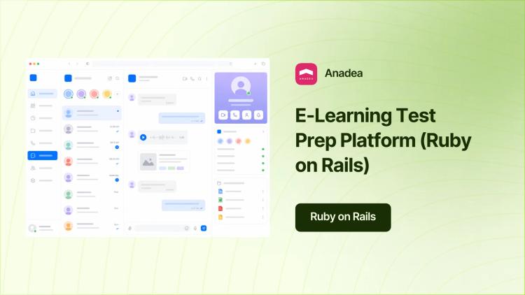 Preview of the E-Learning Test Prep Platform (Ruby on Rails)