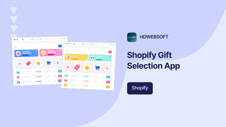 Preview of the Custom Shopify-Integrated Gift Selection App