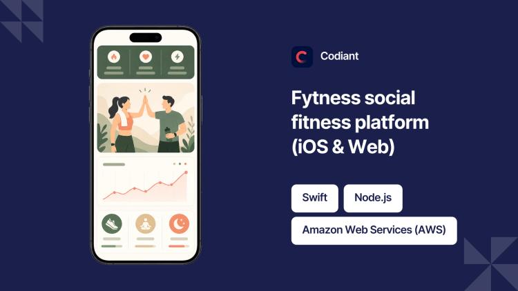 Preview of the Fytness social fitness platform (iOS & Web)