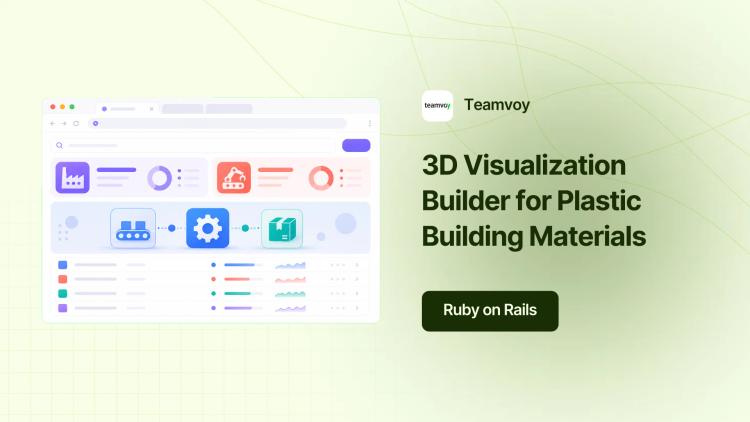 Preview of the 3D Visualization Builder for Plastic Building Materials