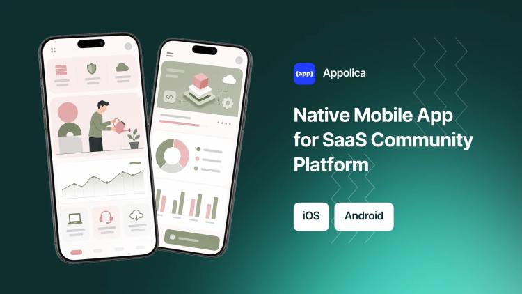Preview of the Native Mobile App for SaaS Community Platform