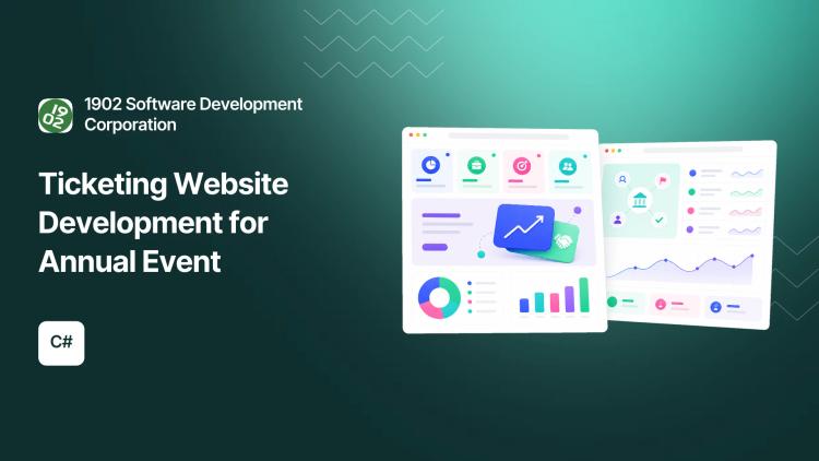 Preview of the Ticketing Website Development for Annual Event
