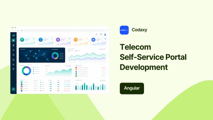Preview of the Self-Service Customer and Sales Portal for Telecommunications Firm