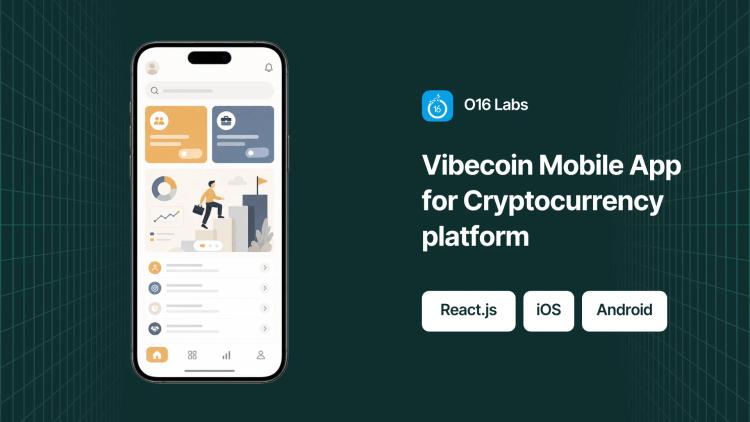 Preview of the Vibecoin Mobile App for Cryptocurrency platform