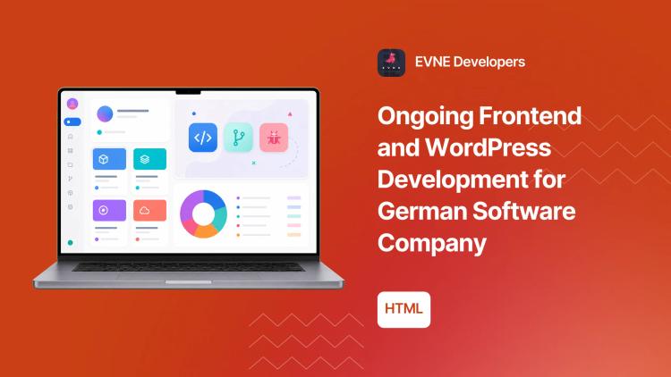 Preview of the Ongoing Frontend and WordPress Development for German Software Company