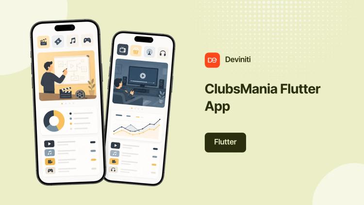 Flutter Mobile App Development for ClubsMania (Entertainment App) image