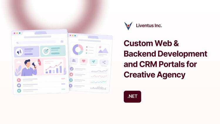 Preview of the Custom Web & Backend Development and CRM Portals for Creative Agency