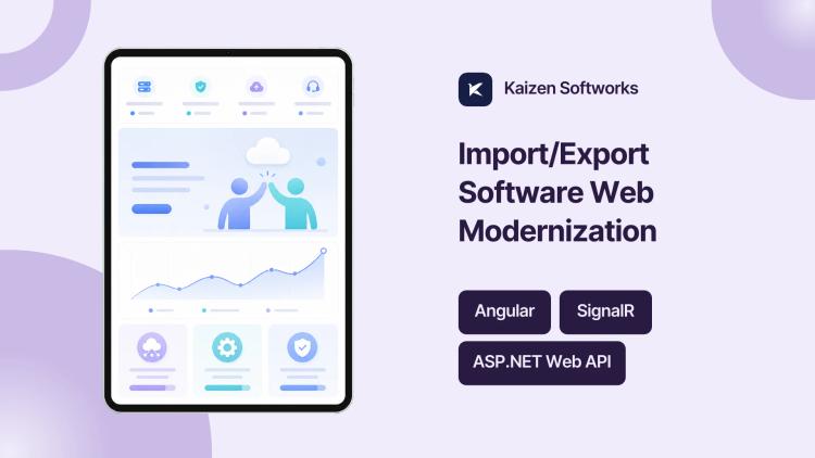 Preview of the Web Modernization for Import/Export Software