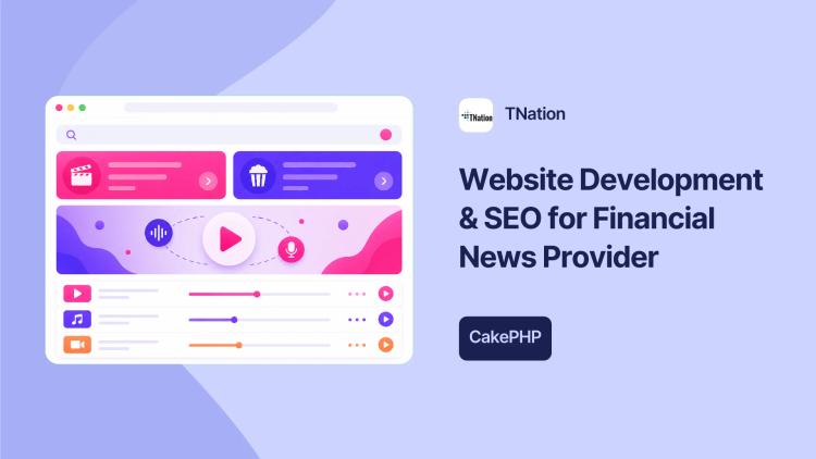 Website Development & SEO for Financial News Provider image