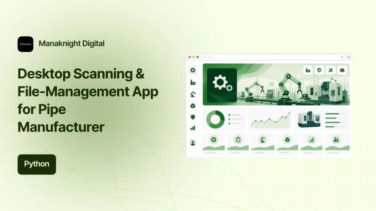 Custom App Dev for Industrial Pipe Manufacturer image