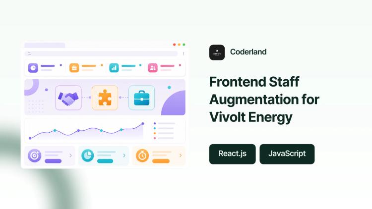 Preview of the Frontend Staff Augmentation for Vivolt Energy