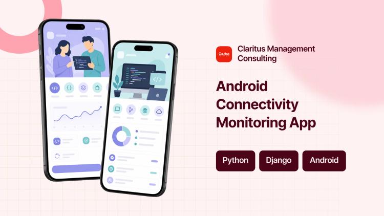 Preview of the Android Connectivity-Monitoring App with Django Backend