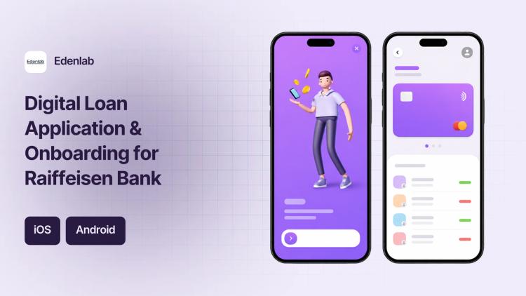 Preview of the Native iOS Loan Application for International Raiffeisen Bank