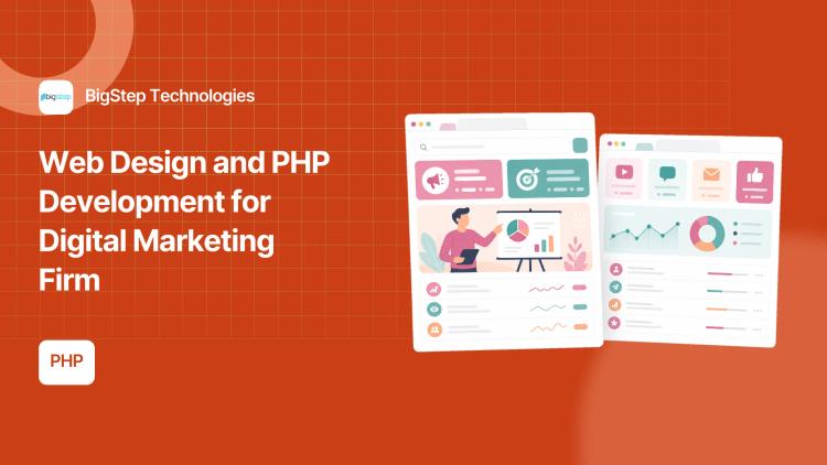 Preview of the Web Design and PHP Development for Digital Marketing Firm